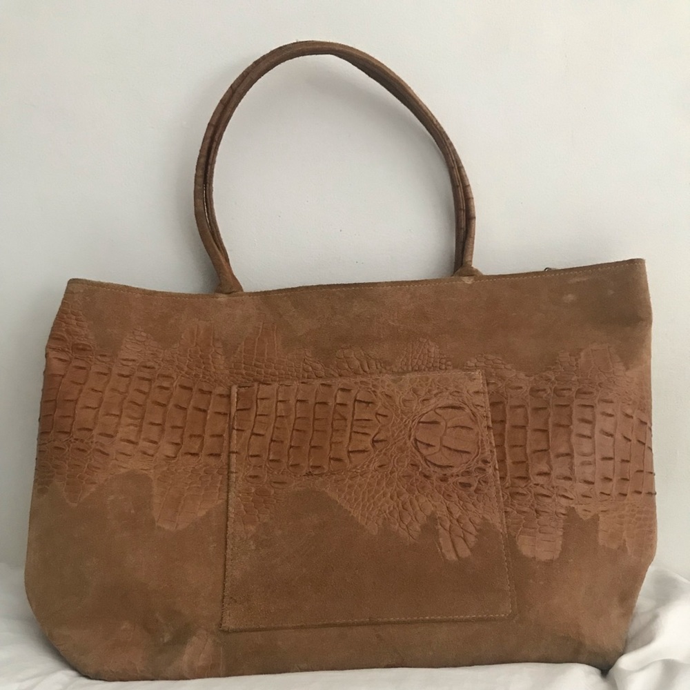 Julie Feldman handmade leather shade tote bag
